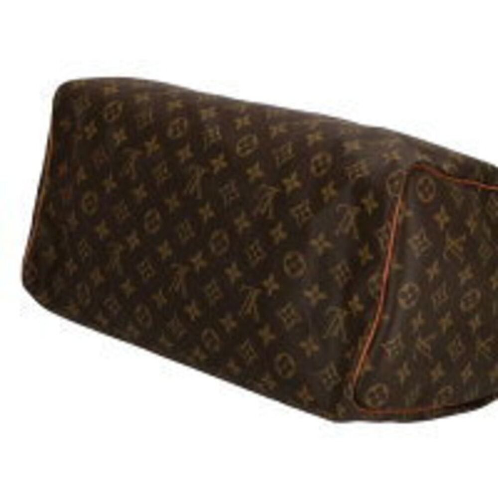 Louis Vuitton Speedy Boston Monogram Leather Handbag Brown - Picture 3 of 9